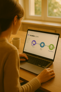 Make.com. KI Tools, Produktivität steigern.
